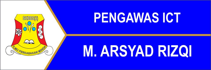 School-107 name tag design