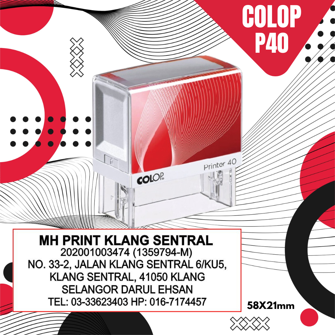 Colop Printer P40 self-inking stamp