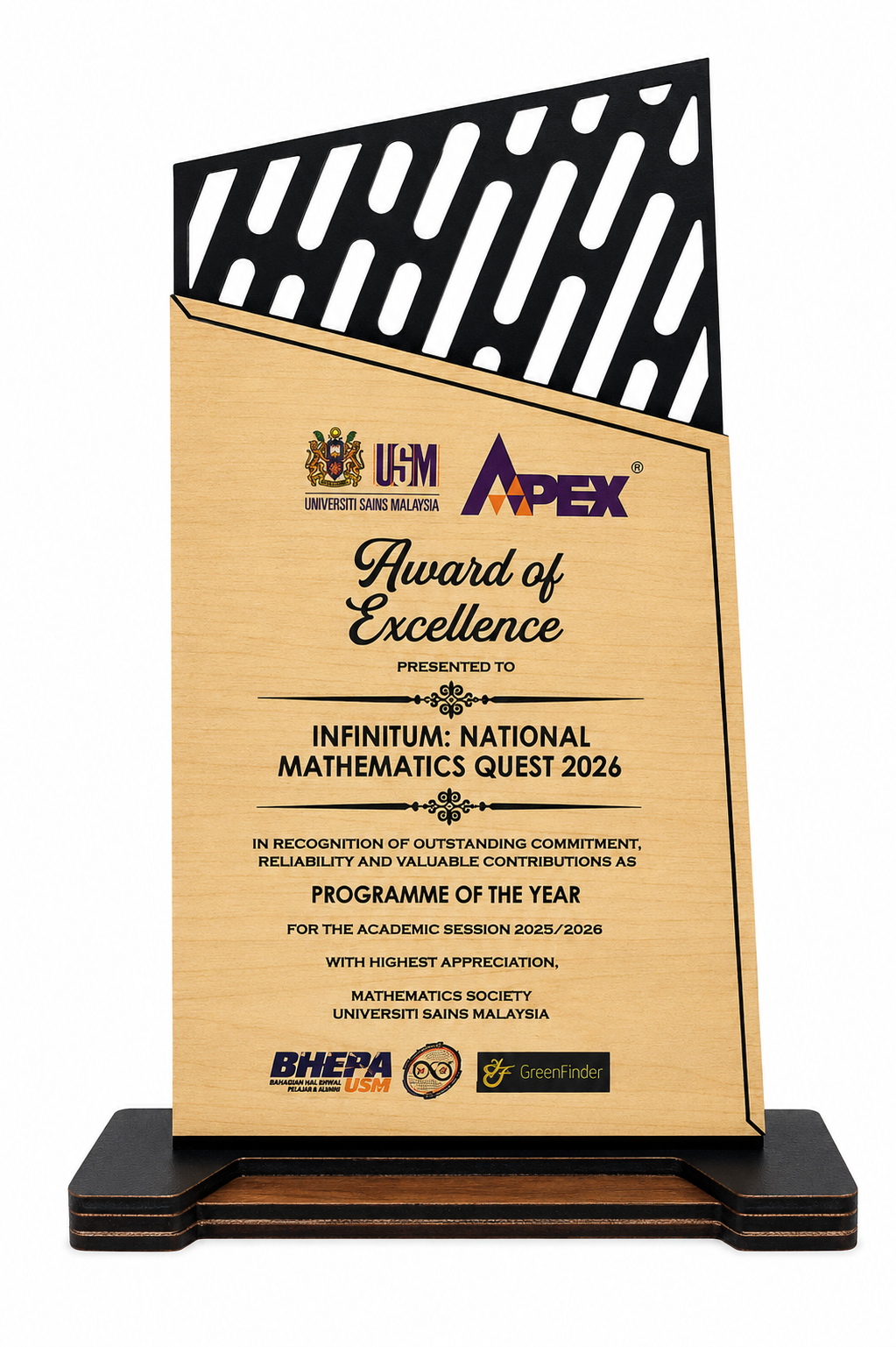 Plaque Standard design PS-05