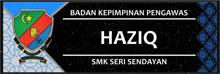 School-96 name tag design