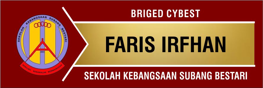School-20 name tag design