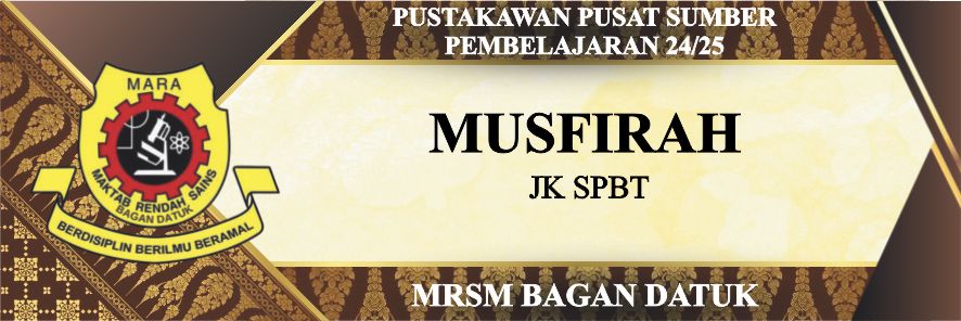 MRSM-30 name tag design