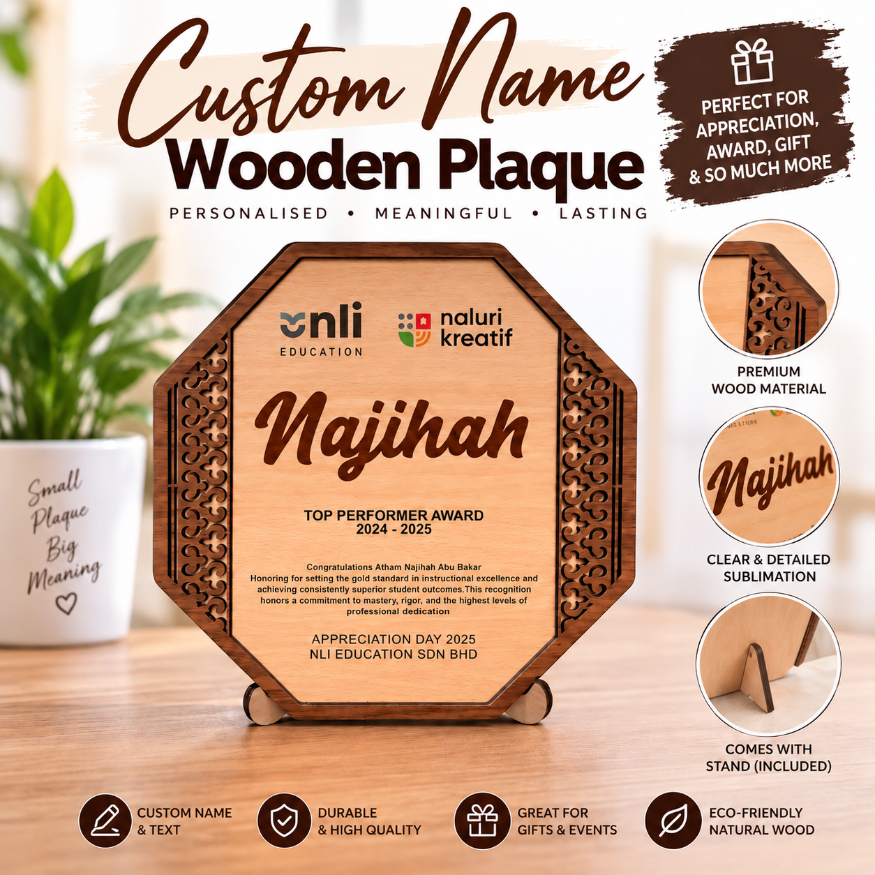 Plaque Basic design PB-07