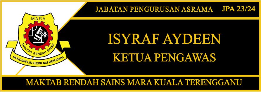 MRSM-05 name tag design