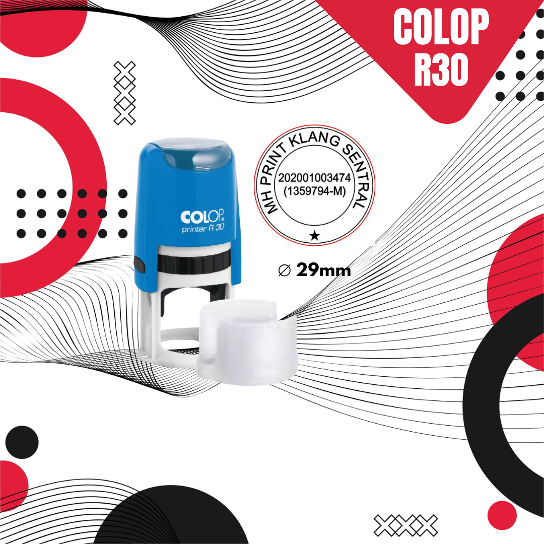 Colop Printer R30 round stamp
