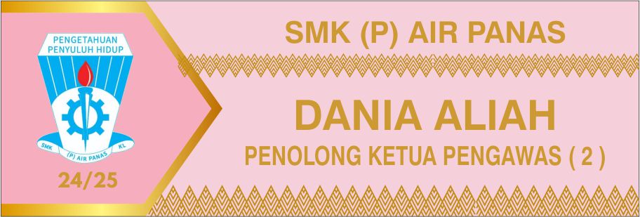 School-80 name tag design