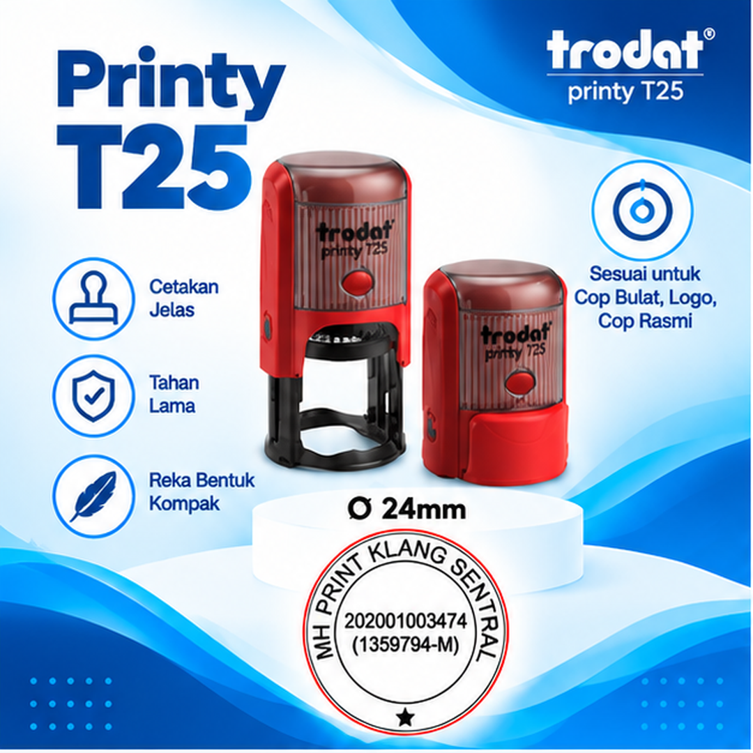 Trodat Printy T25 self-inking stamp