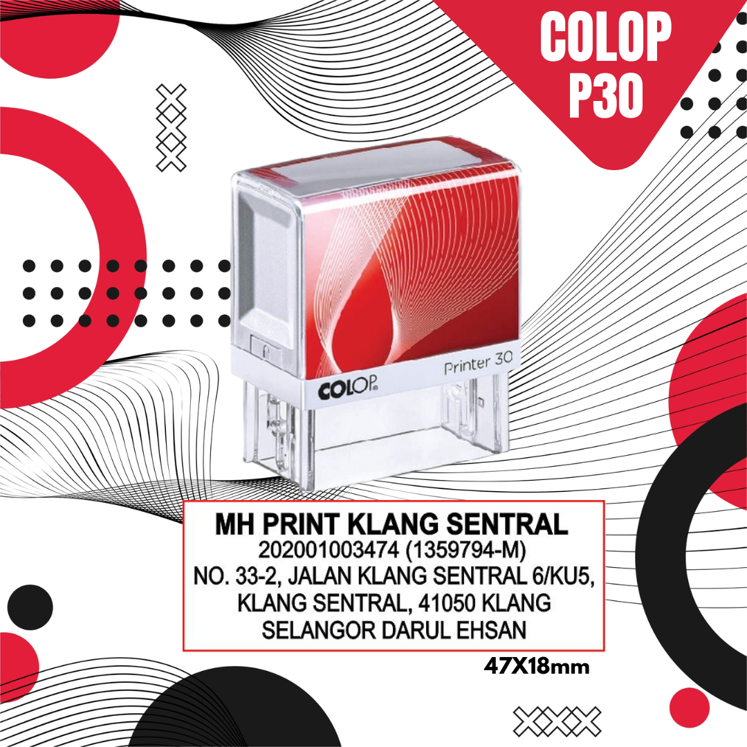 Colop Printer P30 self-inking stamp