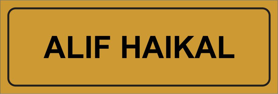 School-06 name tag design