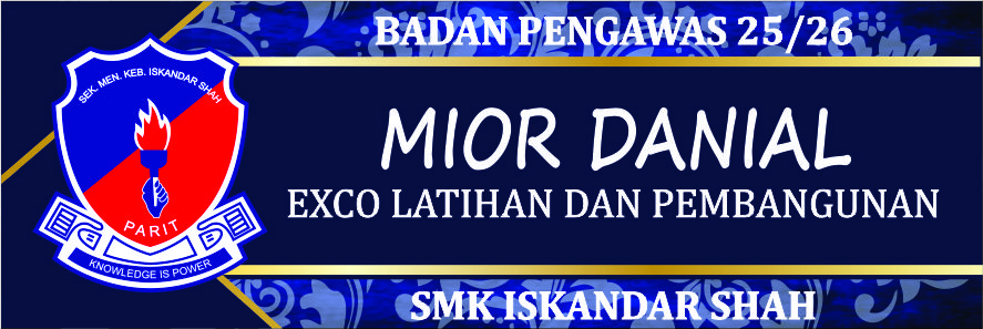 School-58 name tag design