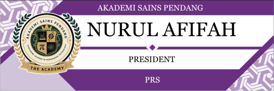 School-22 name tag design