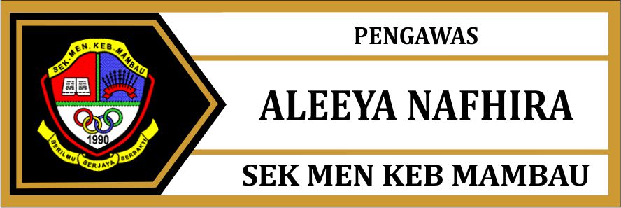 School-27 name tag design