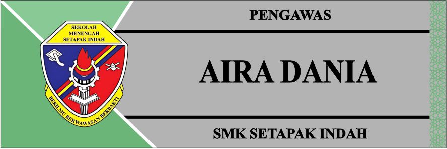 School-65 name tag design