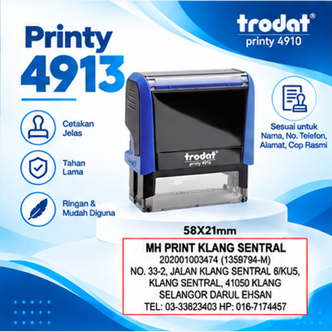 Trodat Printy 4913 self-inking stamp