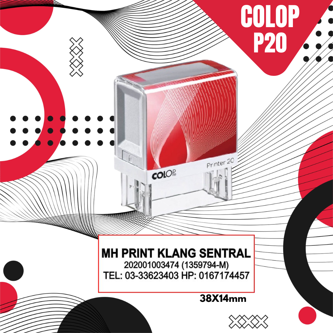 Colop Printer P20 self-inking stamp