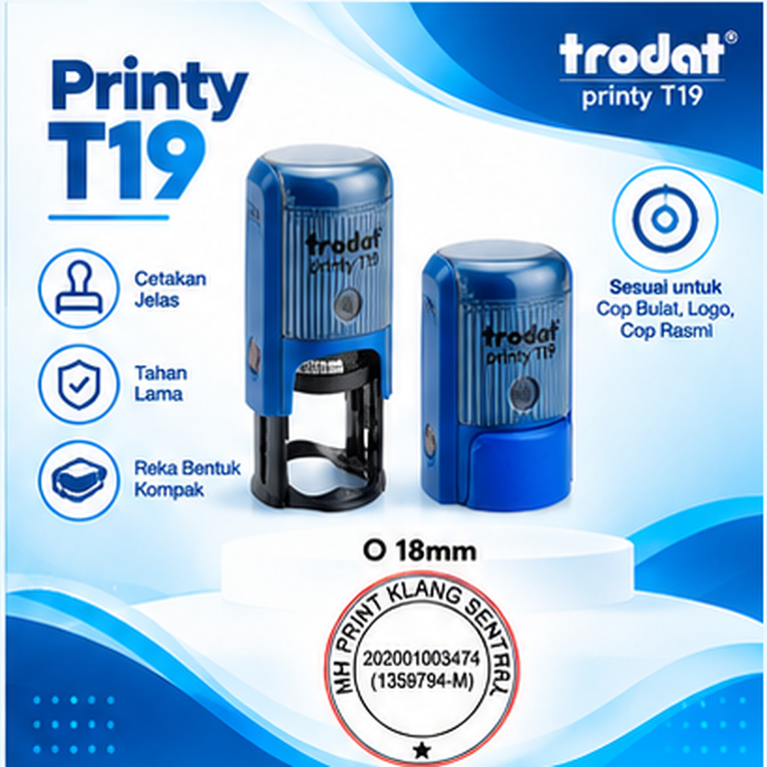 Trodat Printy T19 self-inking stamp